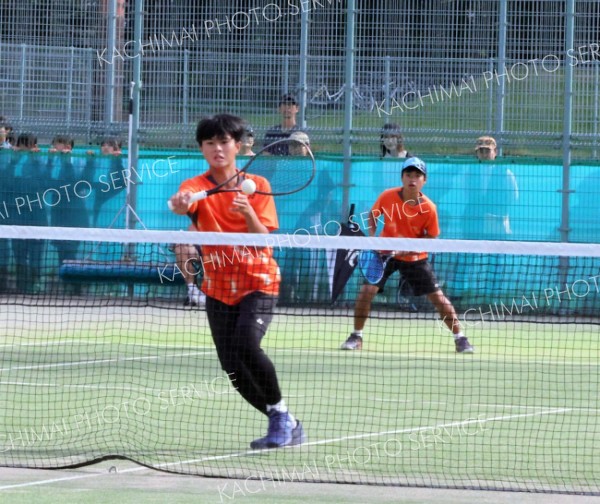 帯南町２連覇　女子は音更１１年ぶりＶ　全十勝中体連秋季ソフトテニス 11