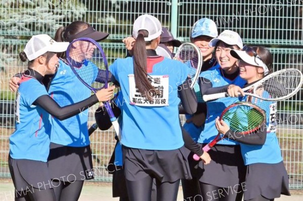 女子決勝　帯大谷―帯緑陽