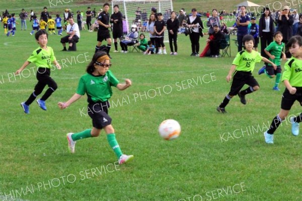 約５６０人の園児と児童　楽しくプレー　サッカーフェス２大会開催 5