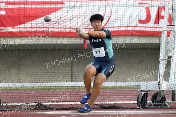 【Ｕ１８男子ハンマー投げ・決勝】５３メートル３４を投げ１７位