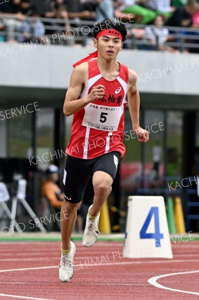 【Ｕ１８男子８００メートル・予選２組】１分５５秒２１で組７位に終わった
