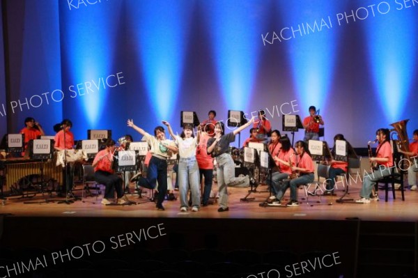 ３年連続全道出場の実力披露　大樹中吹奏楽部が定演