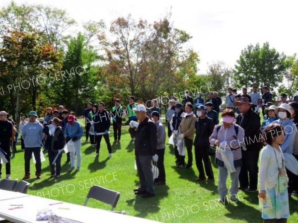 ごみを拾いながらウォーキングラリー　中札内