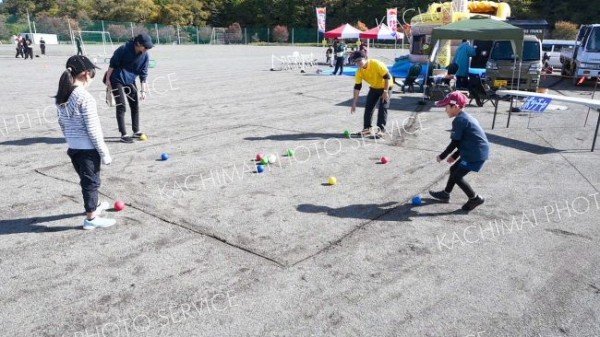 １３人制ラグビーの会場でスポーツイベント「スポーツ体験爆上祭」　広尾