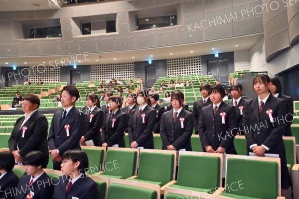 帯広市スポーツ賞・スポーツ奨励賞表彰式