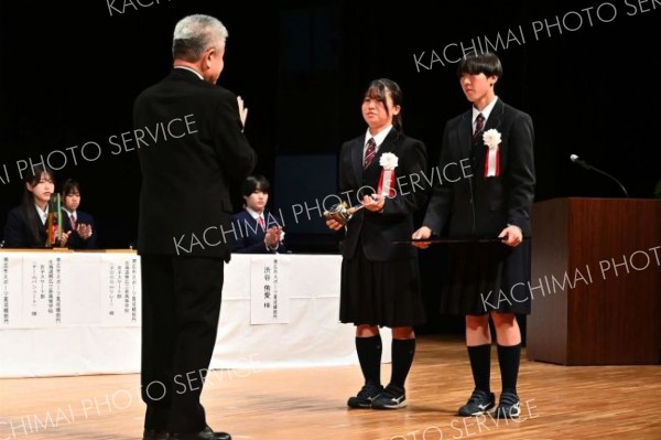 帯広市スポーツ賞・スポーツ奨励賞表彰式