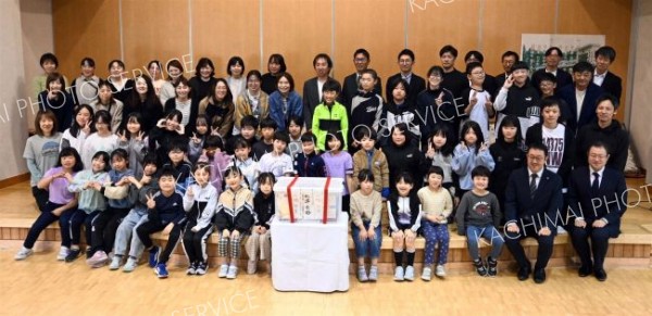 タイムカプセル封印式の参加者