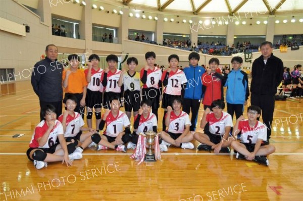 男子優勝の帯広合同