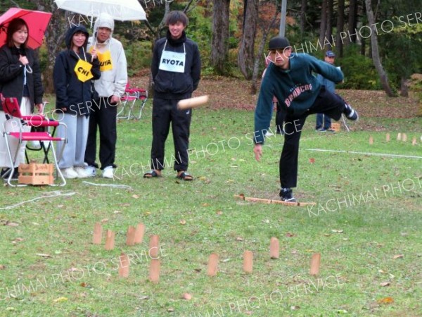 モルック大会白熱１６チーム４５人出場、帯広のＪｕｎｋｉｓｈ優勝　中札内