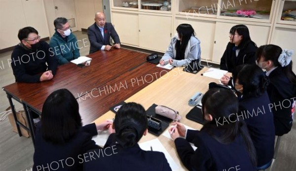 大樹高生徒とおやじの会が座談会