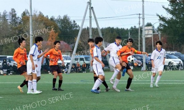 帯北高の菊池将斗主将と帯柏葉高