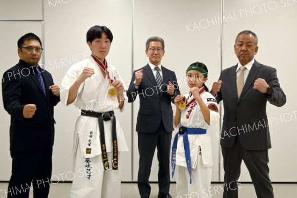 全国空手大会での健闘誓う　音更