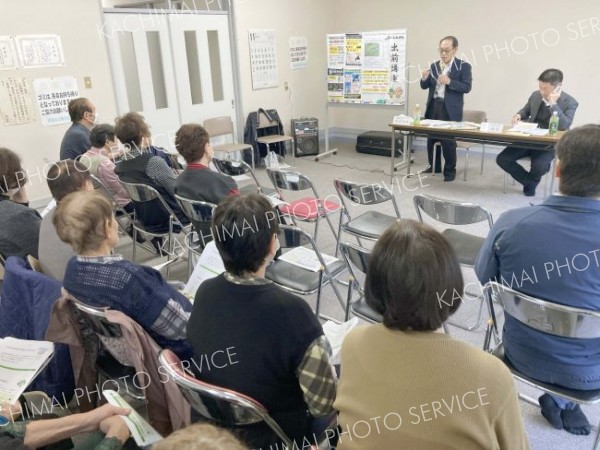 第１００回となったおびしんビジネスサービスの特殊詐欺出前講座