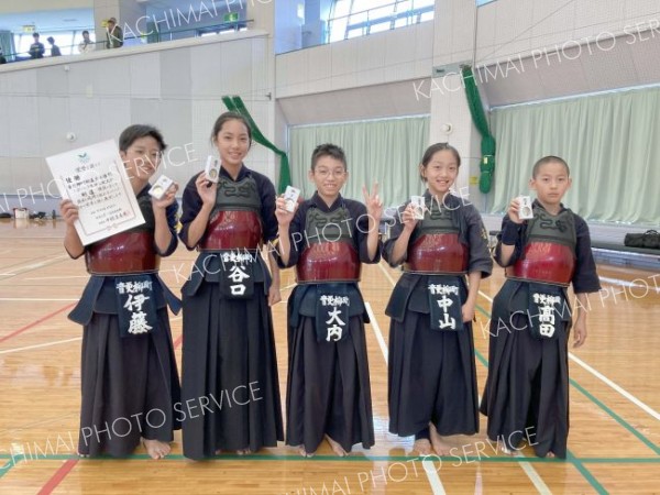 小学生団体の部３連覇の音更柳町少年団