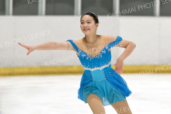 ３人がインターハイへ　道高校フィギュア選手権