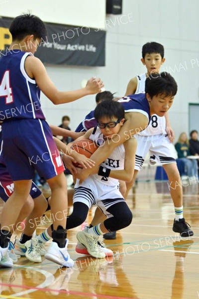 男子決勝リーグ　帯広啓西―帯広明和