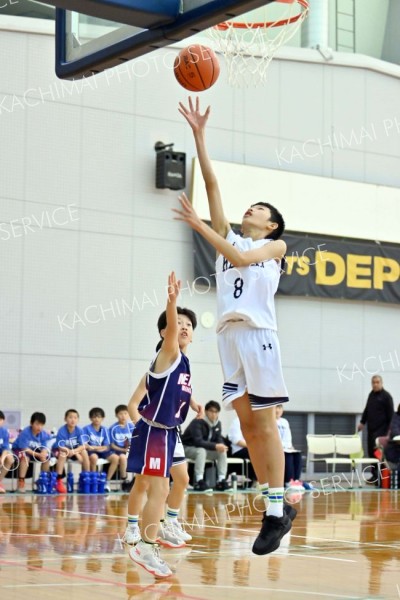 男子決勝リーグ　帯広啓西―帯広明和