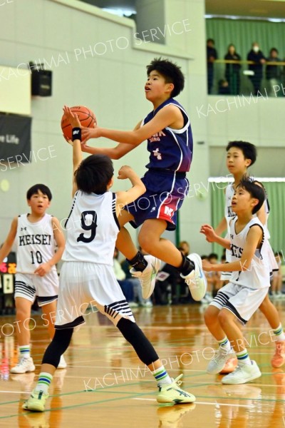 男子決勝リーグ　帯広啓西―帯広明和