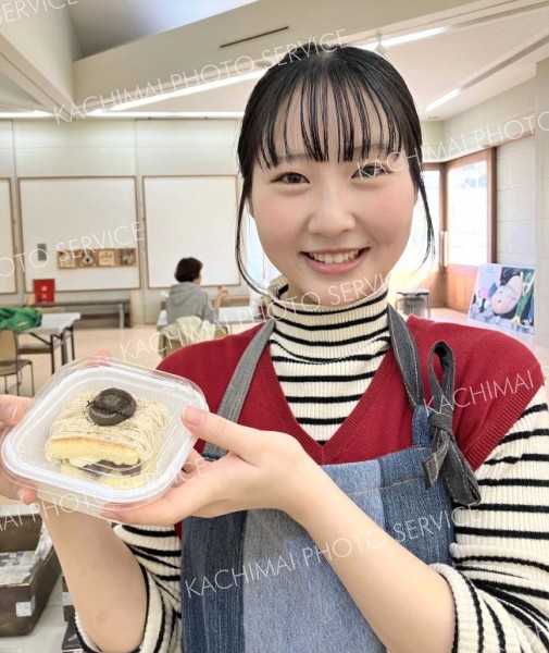 おためし協力隊員が生かす本別の豆スイーツ人気　畜大生小川さんがイベント