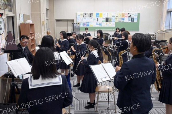 日々練習に励む吹奏楽部員たち