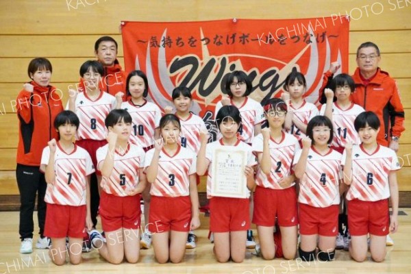 下音更ウィングス女子準優勝　Ｒ・Ｙと帯広ＪＪＢ男子も道選抜大会へ