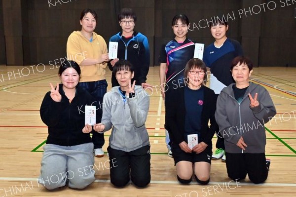 個人戦女子上位入賞ペア