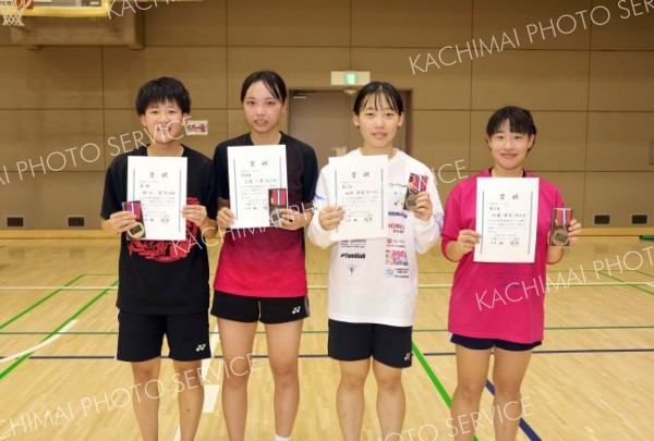 個人戦女子シングルス上位入賞者