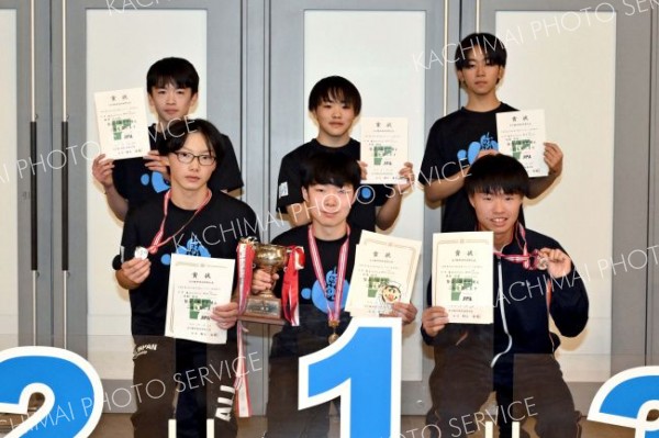 男子スプリントの上位入賞者。