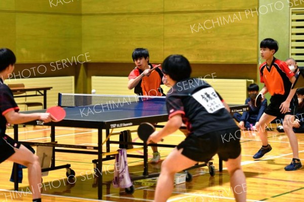 卓球道高校新人戦十勝支部予選会