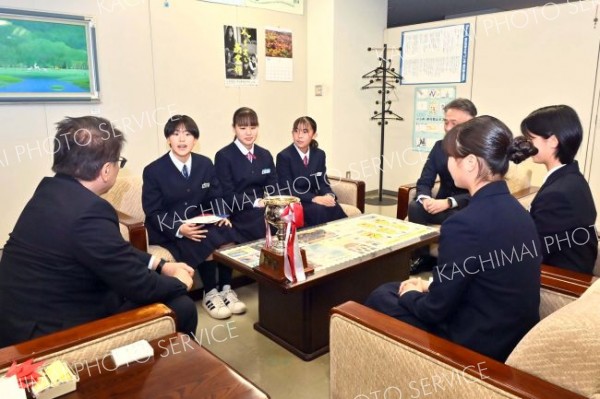 十勝ＦＳリトルガールズ全日本Ｕ１５女子サッカー選手権大会出場あいさつ