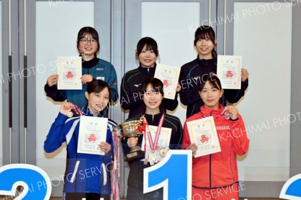 スプリント女子で入賞した選手