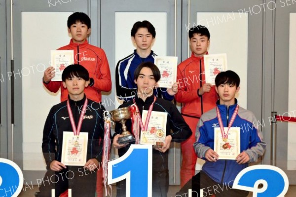 スプリント男子で入賞した選手