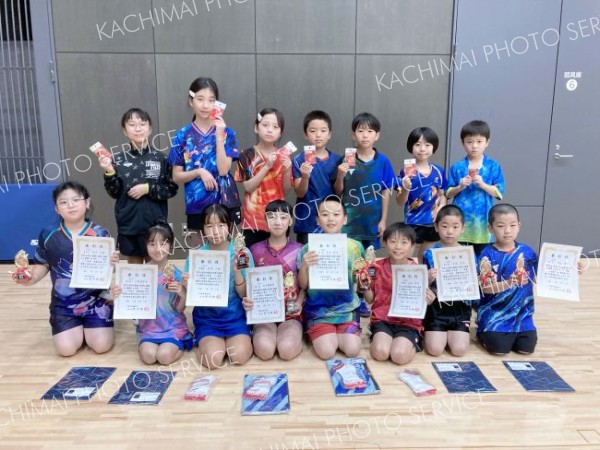 小学男女の上位入賞者