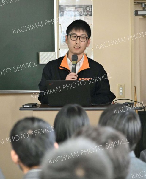 帯工高でトヨタ北海道、ＩＳＴの出前授業　ロケット用ターボポンプの連携も紹介