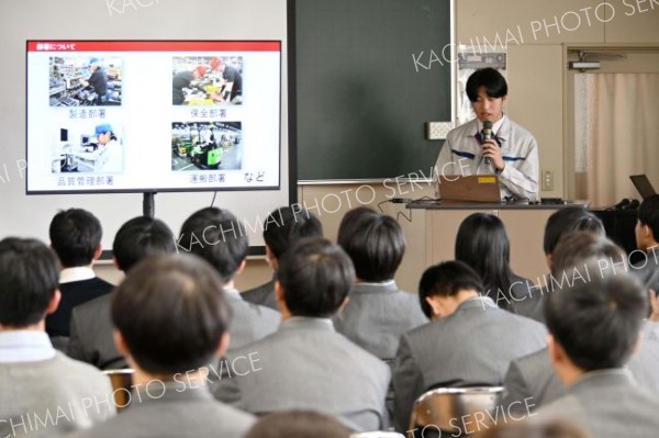 帯工高でトヨタ北海道、ＩＳＴの出前授業　　ロケット用ターボポンプの連携も紹介 6