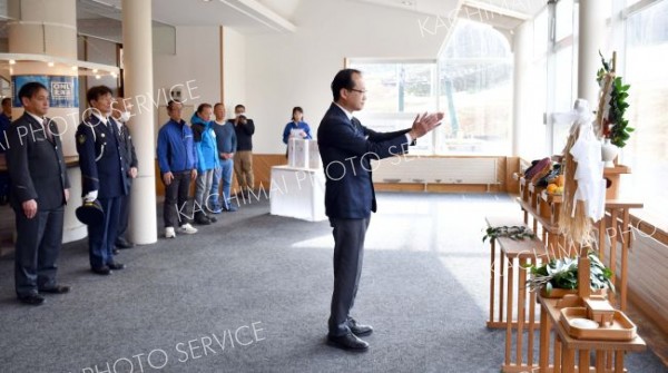 サホロリゾートスキー場で安全祈願祭