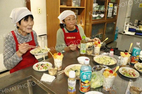 牛乳使い料理講習会　大樹消費者協会