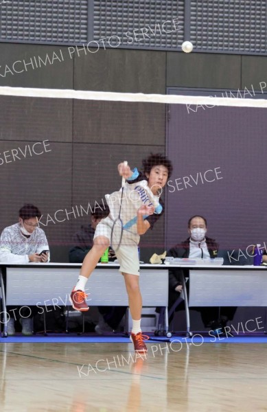 男子シングルス準優勝