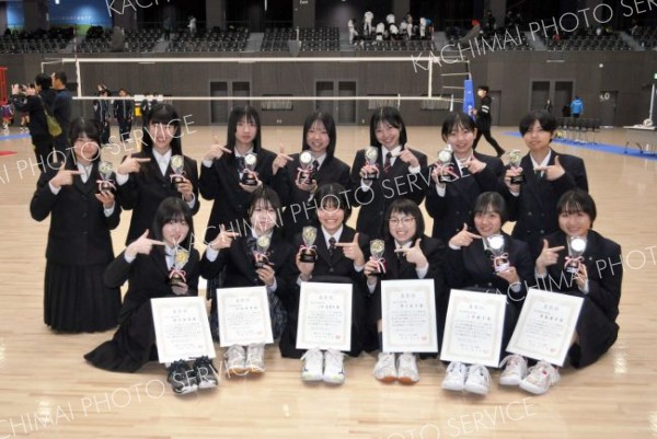 今年度の高校優秀選手に男女各１４人　帯広バレーボール協会