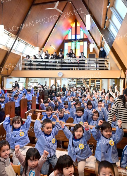 帯広聖公会幼稚園でクリスマス礼拝～師走スケッチ 5
