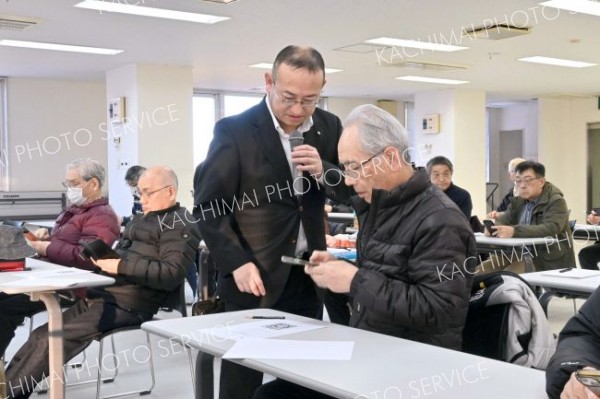 町内会向けにＬＩＮＥ教室　市町連