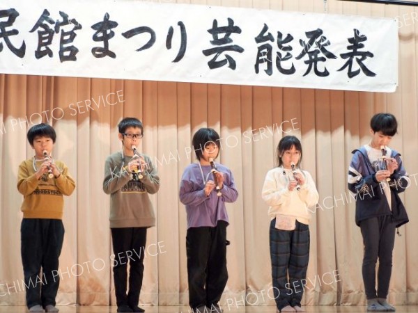 遊戯や合唱に地域住民笑顔　糠内・駒畠合同公民館まつり 14