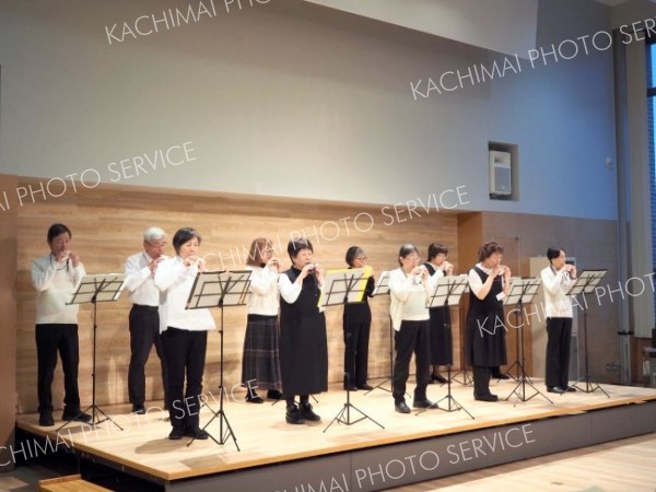 オカリナ３カ月の成果発表　幕別町百年記念ホール生涯学習講座