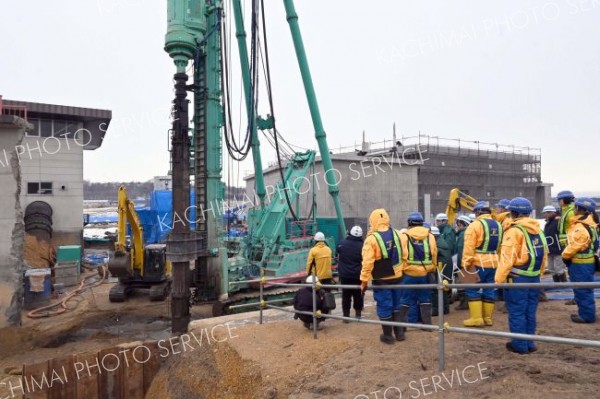 道内初「ＰＧ工法」採用　斉藤井出建設が現場公開