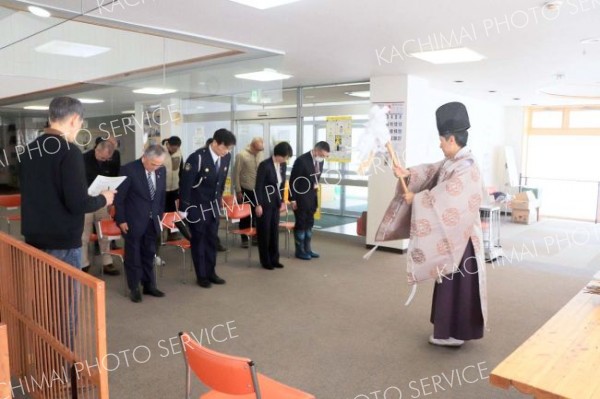 新得山スキー場で安全祈願祭　２０日のオープン予定