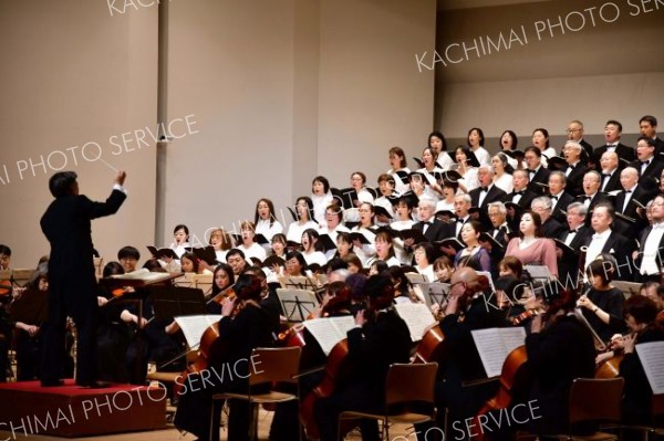 清水町文化センターで行われた十勝しみず第九演奏会