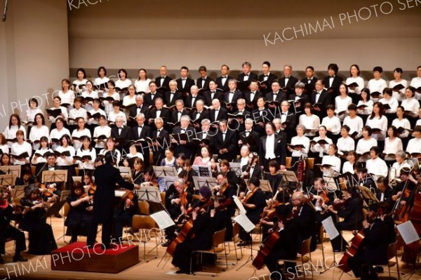 清水町文化センターで行われた十勝しみず第九演奏会