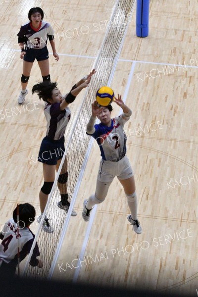 帯南商が連覇　男子は白樺学園１２年ぶりＶ　バレー大森杯高校大会 10