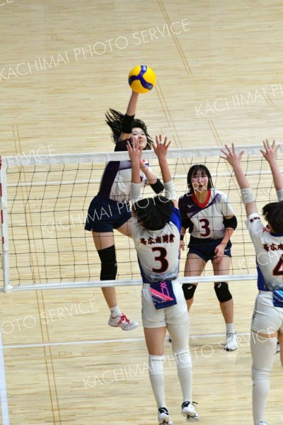 帯南商が連覇　男子は白樺学園１２年ぶりＶ　バレー大森杯高校大会 11