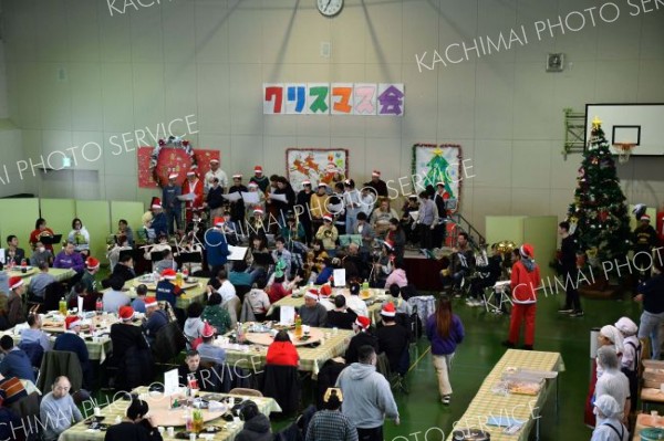 清水・旭山学園でクリスマス会